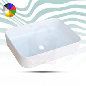 روشویی روکابینتی گاتریا مدل مستطیل