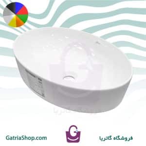 روشویی روکابینتی گاتریا مدل ژوپیتر بیضی